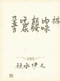 孕晚期内裤发黄有尿骚味