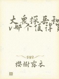大众探岳和crv哪个值得买