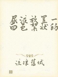 尿液放置一会有白色絮状的沉淀