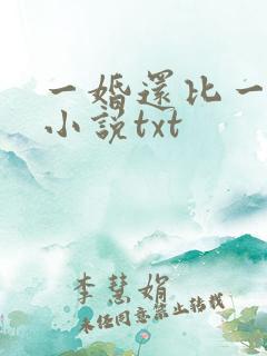 一婚还比一婚高小说txt