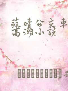 苏晴公交车被弄高潮小说