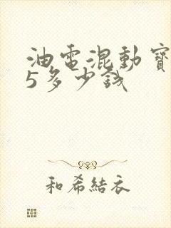 油电混动宝马x5多少钱