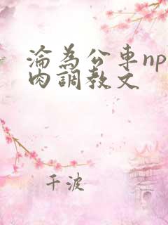 沦为公车np纯肉调教文