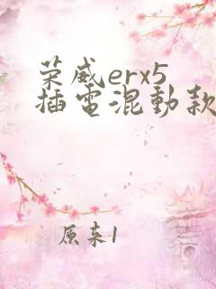 荣威erx5 插电混动款