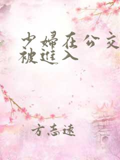 少妇在公交车上被进入