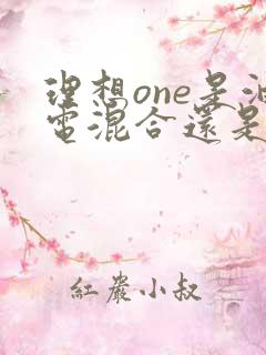 理想one是油电混合还是纯电
