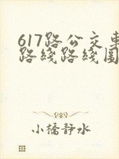 617路公交车路线路线图