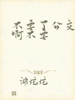 不要了公交车嗯啊不要