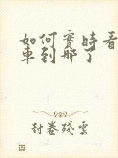 如何实时看公交车到哪了