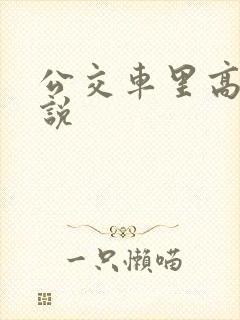 公交车里高潮小说