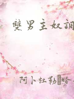 双男主奴调教