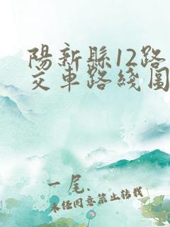 阳新县12路公交车路线图