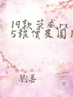 19款荣威rx5报价及图片