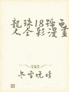 龙珠18号龟仙人全彩漫画