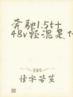奔驰1.5t+48v轻混是什么意思