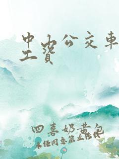 中山公交车司机工资