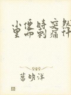 小便时突然龟头里面刺痛什么原因