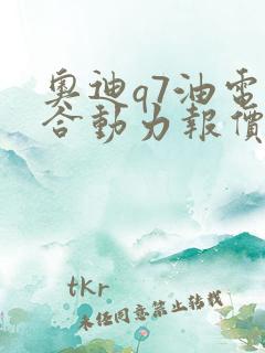 奥迪q7油电混合动力报价