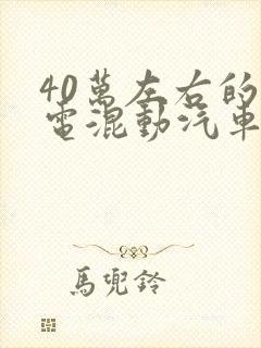 40万左右的油电混动汽车哪款车好