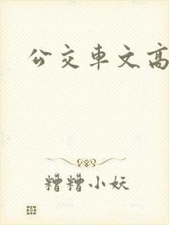 公交车文高h
