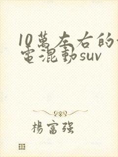 10万左右的油电混动suv