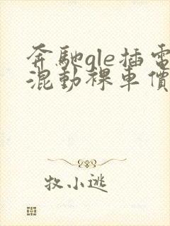 奔驰gle插电混动裸车价