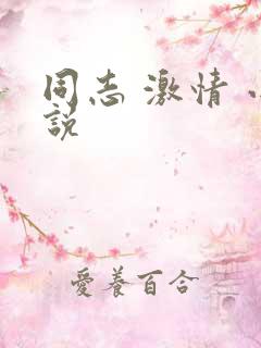 同志 激情 小说