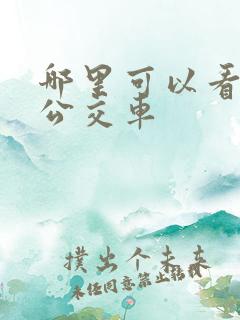哪里可以看实时公交车