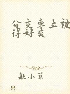 公交车上被人操得好爽