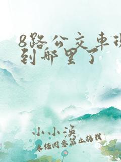 8路公交车现在到哪里了