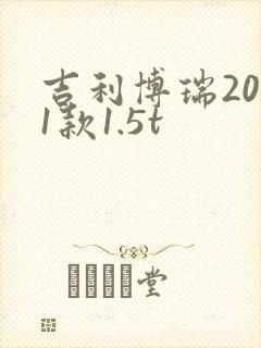 吉利博瑞2021款1.5t