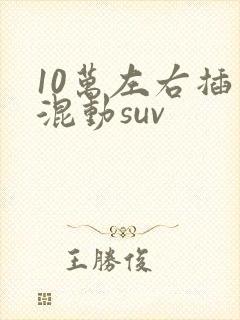 10万左右插电混动suv
