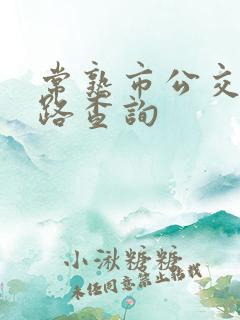 常熟市公交车线路查询