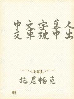 中文字幕人妻公交车被中出