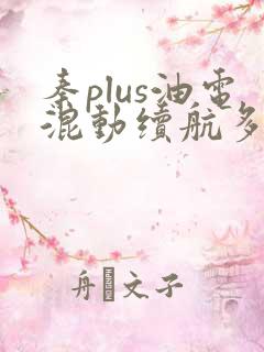 秦plus油电混动续航多少公里