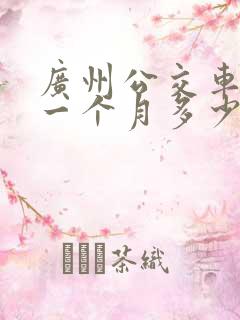 广州公交车司机一个月多少钱