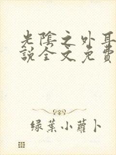 光阴之外耳根小说全文免费阅读全文