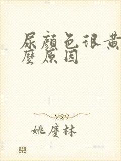 尿颜色很黄是什么原因