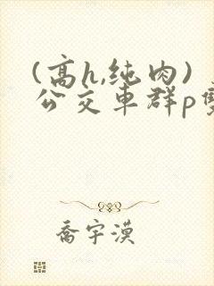(高h,纯肉)公交车群p双性