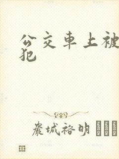 公交车上被性侵犯