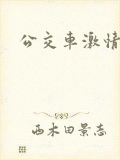 公交车激情爽文
