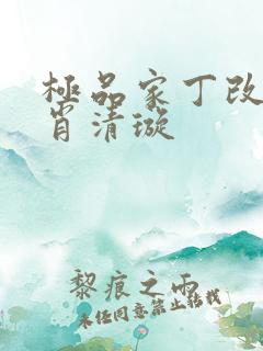 极品家丁改编之肖清璇