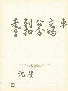 走到公交车道了会扣分吗