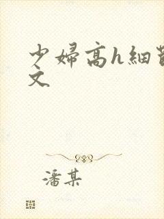 少妇高h细节爽文