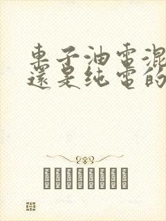 车子油电混合好还是纯电的好