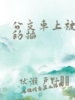 公交车上被巨大的插