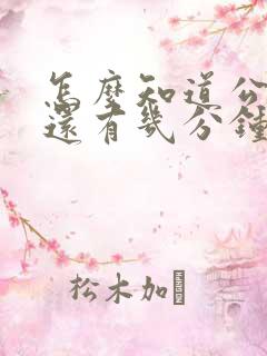 怎么知道公交车还有几分钟到站