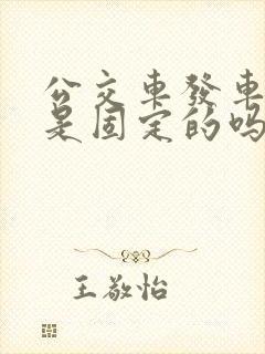 公交车发车时间是固定的吗