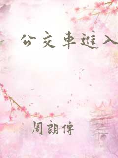 公交车进入嗯啊