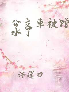 公交车被蹭的流水了